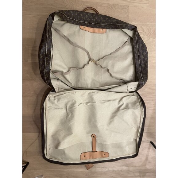 Louis Vuitton Monogram Canvas Garment Bag With Leather Trim & Dual Handles - Picture 9 of 16